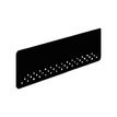 Artarredi K67 Skinny Metal - Panel frontal para mesa - metal - matte black (9005)