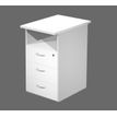 Artarredi Presto - Pedestal - 3 cajones - melamina - blanco