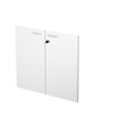 Artarredi Presto - Juego de puertas de estantería - 2 Puertas - melamina - blanco