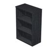 Artarredi Presto - Librería - 2 baldas - negro ceniza