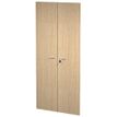 Artarredi Presto - Juego de puertas de estantería - 2 Puertas - melamina - negro ceniza