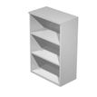 Artarredi Presto Medium - Librería - 3 baldas - gris aluminio