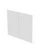 Artarredi - Juego de puertas de estantería - 2 Puertas - satin-etched tempered glass