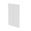 Artarredi Presto - Juego de puertas de estantería - 2 Puertas - satin-etched tempered glass