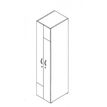 2012349514641-Armoire vestiaire 2 portes - H185 x L40 x P52 cm - Hêtre-P_79441872_2-1