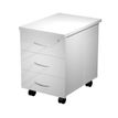 Artarredi Flex - Pedestal - móvil - 3 cajones - melamina - blanco