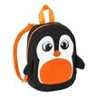 Viquel Baby Animals - Mochila - poliéster 300D - negro, orange zipper - penguin