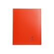 Clairefontaine Koverbook - Cuaderno - grapado - 240 x 320 mm - 24 hojas / 48 páginas - Seyès - rojo - polipropileno (PP)