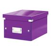 Leitz Click & Store - Caja de almacenamiento - para A5 - morado metálico