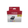 Canon CLI-521 Multipack - Paquete de 3 - 9 ml - amarillo, cián, magenta - original - depósito de tinta - para PIXMA iP3600, iP4700, MP540, MP550, MP560, MP620, MP630, MP640, MP980, MP990, MX860, MX870