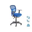 0000000108805-Fauteuil de bureau PHOENIX - accoudoirs fixes - Bleu--0