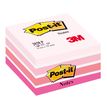 Post-it 2028-P - Bloque de notas en cubo - 76 x 76 mm - 450 hojas (5 x 90) - light fun colors