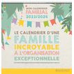 CBG Famille - Calendario ilustrado - montaje en pared - 2019-2020 - un mes vista - 300 x 600 mm - fecha