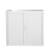 Paperflow easyOffice - Aparador - 2 baldas - 2 Puertas - metal, polipropileno, poliestireno tintado de alto impacto - blanco
