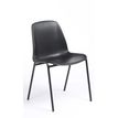 OfficePro CHARLOTTE - Silla - polipropileno - negro