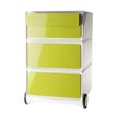0000793672248-Caisson de bureau mobile EASYBOX - 2 tiroirs et 2 plumiers - Vert--0