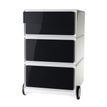Paperflow - Pedestal - móvil - 4 cajones - negro