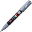 POSCA PC-1MC - Marcador - permanente - gris - tinta pigmentada al agua - 0.7-1 mm - extrafino