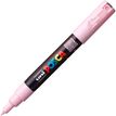 POSCA PC-1MC - Marcador - permanente - rosa claro - tinta pigmentada al agua - 0.7-1 mm - extrafino