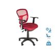 OfficePro PHOENIX NOIR - Silla - reposabrazos - forma de T - giratorio - Burdeos