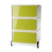 3660141921151-Caisson de bureau mobile EASYBOX - 3 tiroirs - Vert--0