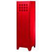 Casier de bureau avec pieds - 133 x 40 x 40 cm - rouge