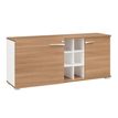 Crédence XENON - L170 x H78 x P47 - 2 portes et 6 niches - Merisier italien