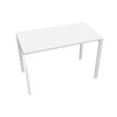 Paperflow Easydesk - Mesa - rectangular - blanco - blanco base