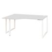 Gautier office Sunday - Mesa - rectangular curvado (izquierda) - gris