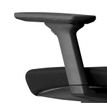 Paire d'accoudoirs fixes pour fauteuil CHARLIE - noir