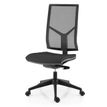 3660916034130-Fauteuil de bureau NOVA - sans accoudoirs- sans appui-tête - noir--1