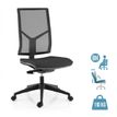 3660916034130-Fauteuil de bureau NOVA - sans accoudoirs- sans appui-tête - noir--0