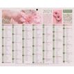 3592930026719-Bouchut Fleurs - Calendrier bancaire 7 mois par face - 21 x 26,5 cm--0