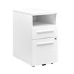 Caisson bout de bureau YES ! - Profondeur 60 cm - top court 42 cm - Blanc