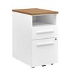 Caisson bout de bureau YES ! - Profondeur 60 cm - top court 42 cm - Merisier