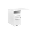 Caisson bout de bureau YES ! - Profondeur 60 cm - top long 100 cm - Blanc
