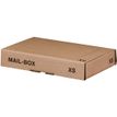 Logistipack XS - Caja de envío de correo - 24.5 cm x 14.5 cm x 3.3 cm - marrón
