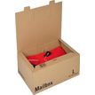 Logistipack L - Caja de envío de correo - 39.5 cm x 25 cm x 14 cm - marrón