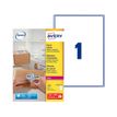 Avery - Blanco - 100 uds. etiquetas