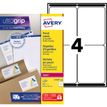 Avery - Blanco - 99.1 x 139 mm 400 etiqueta(s) (100 hoja(s) x 4) etiquetas de direcciones