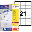 Avery - Blanco - 38.1 x 63.5 mm 2100 uds. etiquetas de direcciones