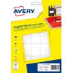 Avery - Papel - adhesivo permanente - blanco - 38.5 x 26.5 mm 400 etiqueta(s) (16 hoja(s) x 25) etiquetas para usos múltiples