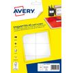 Avery - Papel - adhesivo permanente - blanco - 38.5 x 65 mm 160 etiqueta(s) (16 hoja(s) x 10) etiquetas