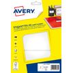 Avery - Papel - adhesivo permanente - blanco - 64 x 133 mm 48 etiqueta(s) (16 hoja(s) x 3) etiquetas para usos múltiples