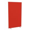 Paperflow easyScreen - Pantalla de separación - rectangular - 94 x 174 cm - rojo