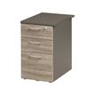 Caisson bout de bureau JAZZ+ - Profondeur 61 cm - Chêne gris