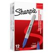 Sharpie - Marcador - permanente - azul - tinta basada en tintes - 0.9 mm - fino (paquete de 12)