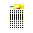 Avery - Etiqueta codificada en colores autoadhesiva - negro (paquete de 490)