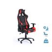 3760185028813-Fauteuil gamer SPORTING - accoudoirs réglables - noir et rouge--0