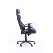 3760185028998-Fauteuil gamer SPORTING - accoudoirs réglables - noir et bleu--3